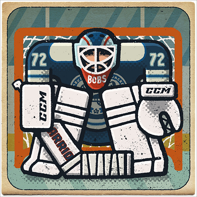 Sergei Bobrovsky Portrait athlete blue jackets columbus drawing goalie goaltender hockey hockey jersey hockey logo hockey player illustration mario nhl portrait sergei bobrovsky sports zucca