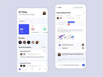 Task Completion Application - UI Redesigned dailyui design designinpiration dribble figma graphicdesign mobile app mobile app design mobile ui portfolio design task management ui uidesign uidesigner uiinspiration uiux user experience userinterface ux ux design