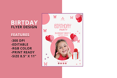 Birthday Flyer Design Project 03 banner ads banner design design illustration