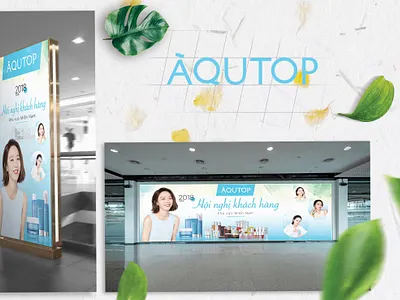 Aqutop: Brand Identity branding illustration