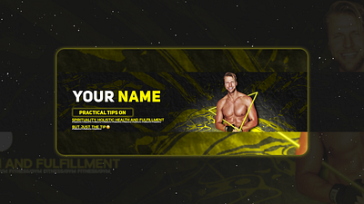 Free to use fitness banner adobe adobe illustrator adobe photoshop color fitness fitness app fitness banner free free to use use youtube banner