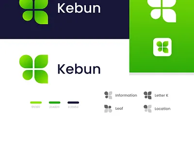 Kebun App Logo a letter logo alphabet logo brand brand logo branding branding logo bussines bussines logo company logo logo logo design