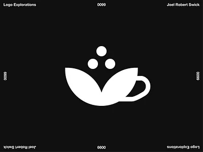 Coffee Logo barista bellingham branding cafe chance coffee bean drink drinks espresso handle leaf logo mug salt salty tumbler washington