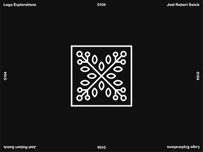 Modern Leaf Logo bellingham berry branch branches brand identity branding cafe coffee coffee bean coffee plant espresso explorations leaf leaves logo pattern plant plants symmetry washington