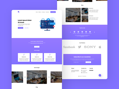 Business Landing Page landing page landing page design landing page ui landingpage uidesign uxdesign webdesign website design