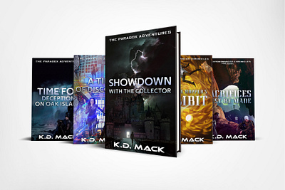 SCI-FI SERIES BOOK COVERS art book branding cover cover art design illustration