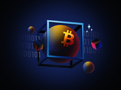 Earn X3 in BTC bitcoin blockchain btc creative design crypto crypto wallet cryptocurrency digital illustration earn illustration nexo oblik oblik studio photoshop raster sci fi science science fiction scifi space