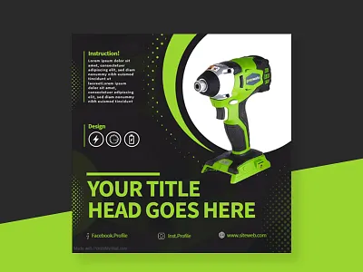 Green Industry tool For Sell On Social Media artwork banner ad buy creative design discount facebook ad flash sale high performance industry social media super sale tool ui tooltip work