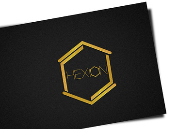 Hexion branding branding design design flat graphic design illustrator logo minimal mockup photoshop