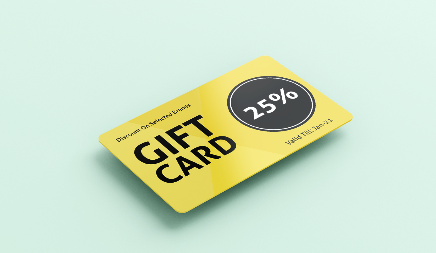 Example of I Will Design Gift Card Or Gift Voucher