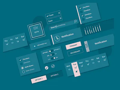 Smart Electricity App UI Elements app design mobile app design product design ui ui design ui elements ui kit uiux ux