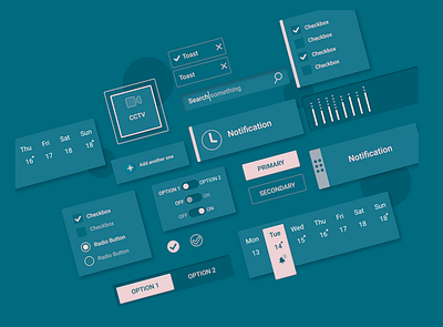 Smart Electricity App UI Elements app design mobile app design product design ui ui design ui elements ui kit uiux ux