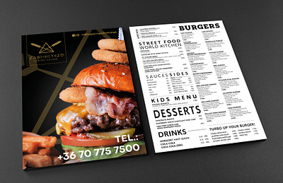 Zabhegyező - delivery flyer delivery design flyer flyer design flyers graphic graphic design indesign print restaurant