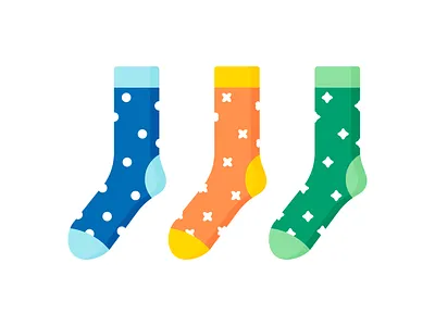 Day 357 - 366 Days of Illustration Challenge - MintSwift christmas christmas socks christmas time clothes clothing digital illustration flat design flat illustration flatdesign illustration illustrations illustrator mintswift pattern design sock socks socks design vector vector illustration xmas