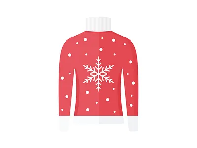 Day 355 - 366 Days of Illustration Challenge - MintSwift christmas christmas gift christmas jumper clothing digital illustration flat design flat illustration flatdesign illustration illustrations illustrator jumper mintswift snowflake sweater turtleneck ugly christmas sweater vector vector illustration xmas