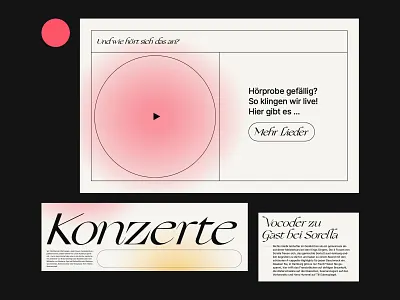 Sorella a Cappella Website brutalism brutalist design concerts dailyui design frontend geometry grand slang graphic kirby kirby 3 layout minimalism music player stickers typography ui webdesign website