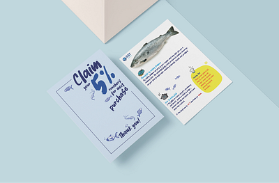 Marketing Material Design commercial illustrator mock up packaging design product recipe card recipe illustration seafood