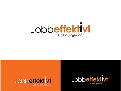 Logo for Jobeffektivt concept jobs recruitment