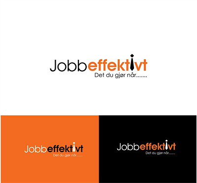 Logo for Jobeffektivt concept jobs recruitment