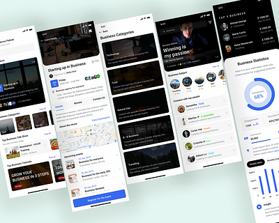 Business App ui ui ux