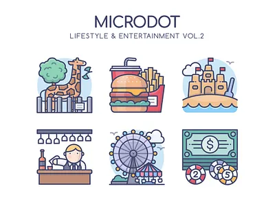 Lifestyle Entertainment Vol.2 design graphicdesign icon illustration logo ui vector web