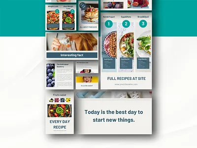 Socail media templates. blog canva canva template facebook pinterest template twitter youtube