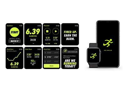 NIKE RUN CLUB design nike nike running run sport ui ux