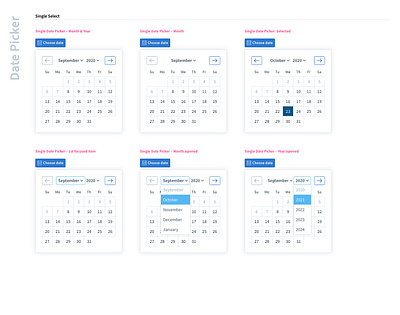 Date Picker Component design systems product design ui