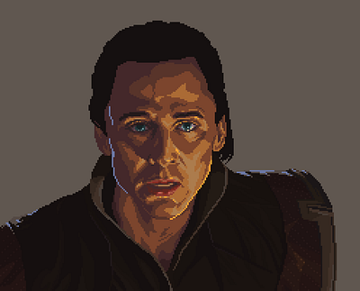 Loki Laufeyson illustration pixel pixelart pixelartist pixels