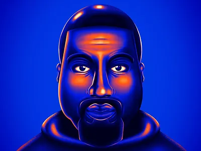 YE art artwork digitalart graphic design illustration illustrator kanye kanyewest poster