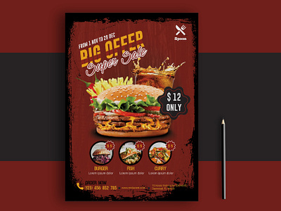 Restaurant Food - Flyer Design | Burger Food Flyer Design attractive breakfast flyer burger burger flyer burger flyer design burger food flyer burger restaurant flyer eye catching flyer eye catching flyer design fastfood fastfood flyer flyer flyer design food food flyer food flyer design restaurant restaurant flyer restaurant flyer design restaurant food flyer