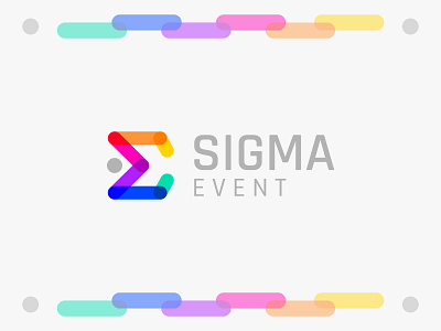 Unused Logo Concept for Sigma Event app logo blend brand identity branding colorful colors design event flat illustrator logo logo design logomark logos minimalist purple sigma