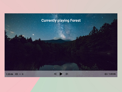 Video Player #057 dailyui design ui web