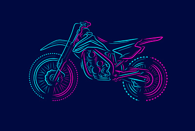 Trail Adventure Motocross adventure art bike brand cartoon color colorful design graphic illustration line art logo modern motocross motorbike mountain rider silhouette trail vector