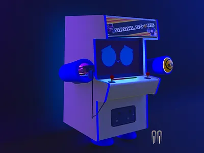 Good 8-BIT (Character from BRAWL STARS) in Blender 3dmodel 3dmodeling 8 bit blender blender3d brawl brawlstars characterdesign design dykoode fanart