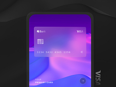 Glassy Card branding card daily design figma figma design fluid design glassmorphism glassy mobile app ui uiux user interface ux visa card