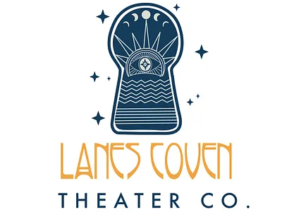 Lanes Coven Theater Co. Logo affinity designer branding design logo madeinaffinity minimal