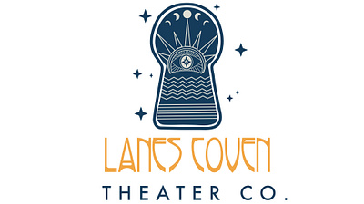 Lanes Coven Theater Co. Logo affinity designer branding design logo madeinaffinity minimal