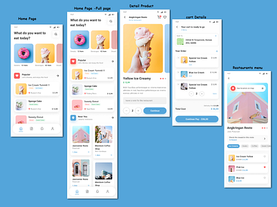 Food app-ui design app design clean dashboard delivery app design food app illustration landing page mobile app typography ui user interface ux website