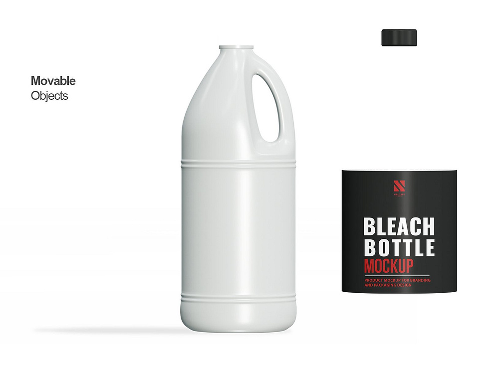 Bleach Bottle Mockup by ninashaw on Dribbble
