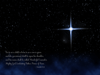 Holiday To Me - Bethleham Star Isaiah Verse bethlehem bethlehem star christian christmas design holiday holiday design holidays illustration nightsky photoshop rebound sky star stars