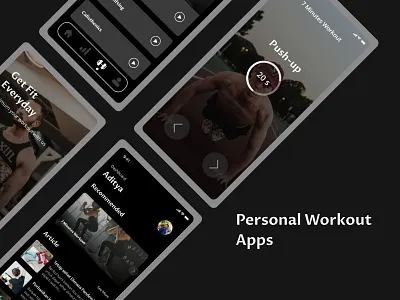 Personal workout apps app apps design branding design hiit ui workout workout app