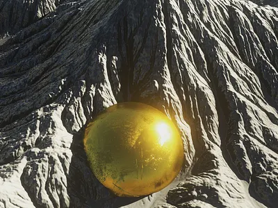 Ball mountain cinema4d