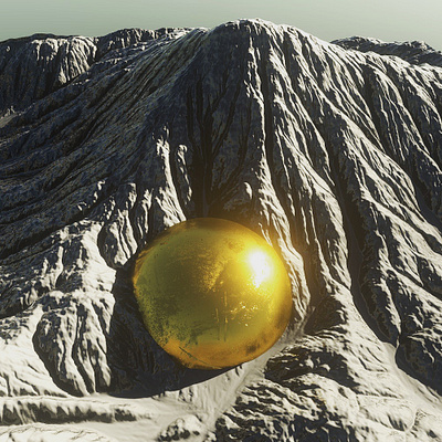 Ball mountain cinema4d