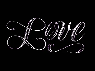 Love - hand lettering design branding composition design illustration lettering logo love typography