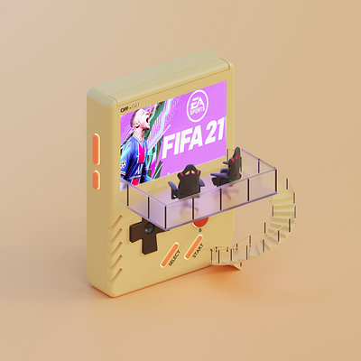 Game Boy 3d blender blender3d game games illustration isometric lowpoly