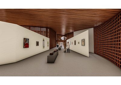 musée design 3d 3dmodeling architecture design architecture en bois architecturre armand mohamadi jouyoffice lumion minimal museum design musée musée en bois musée moderne paris rendering