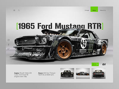 Hoonigan Ford 1965 car design hoonigan ken block racing web