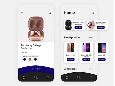 Samsung store samsung store ui ux web web page