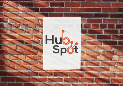 Hub Spot Logo branding design illustrator logo logodesign logotype stationery design vector